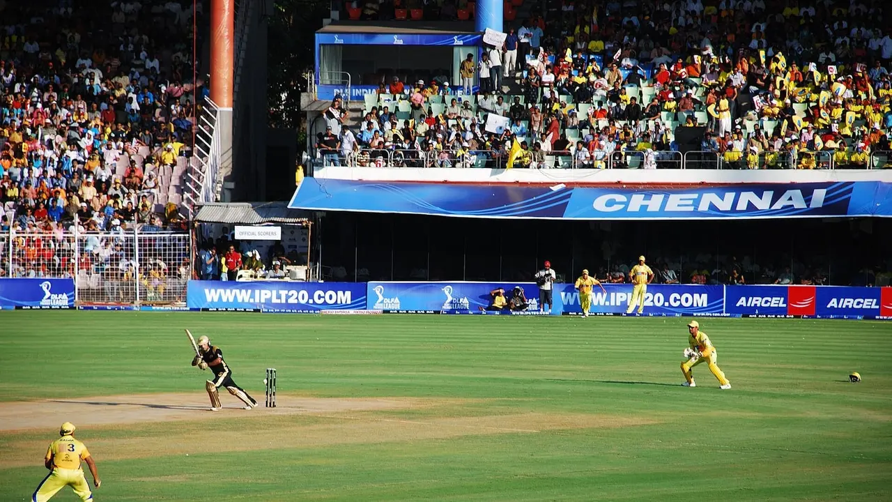 An IPL match in Chennai