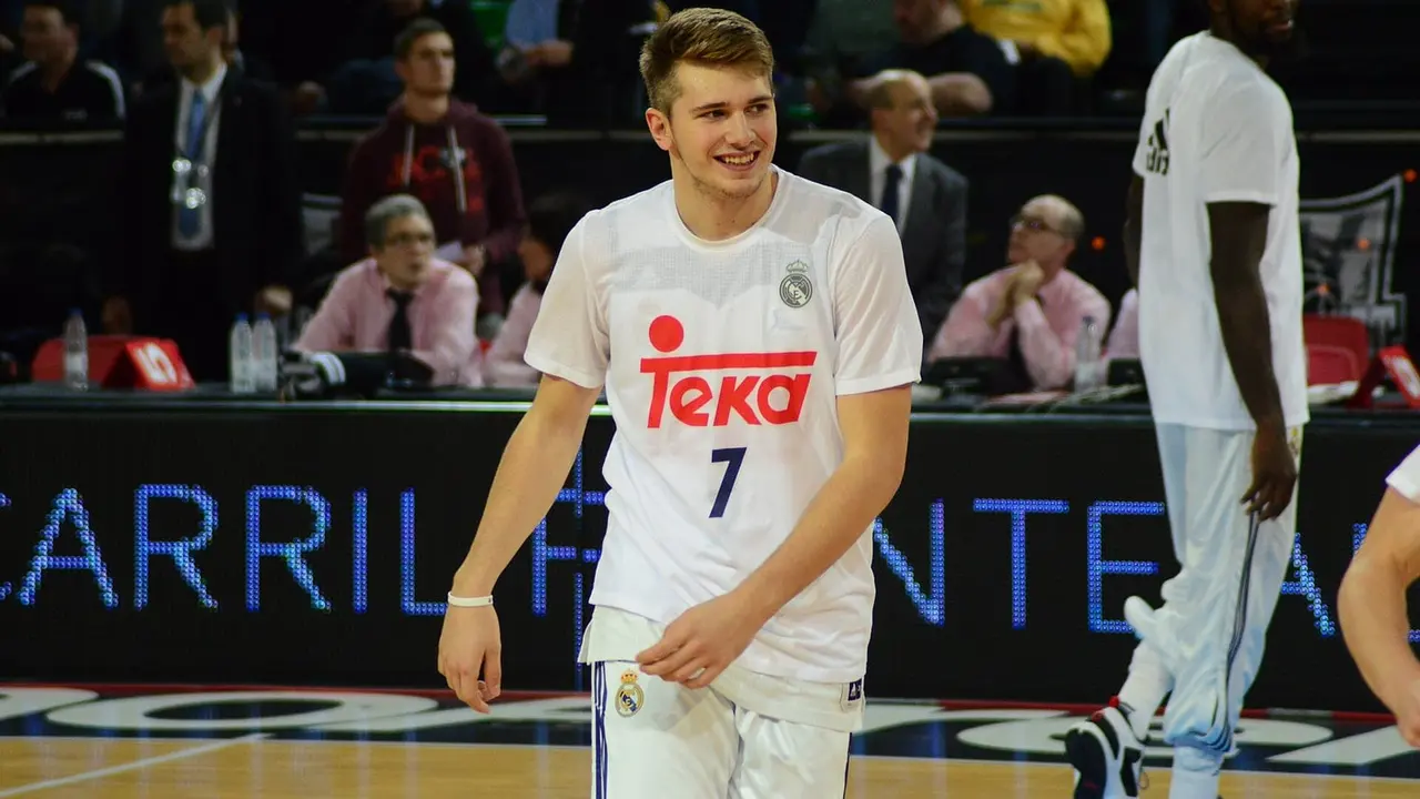 Luka Doncic: Luka Dončić playing for Real Madrid in 2016