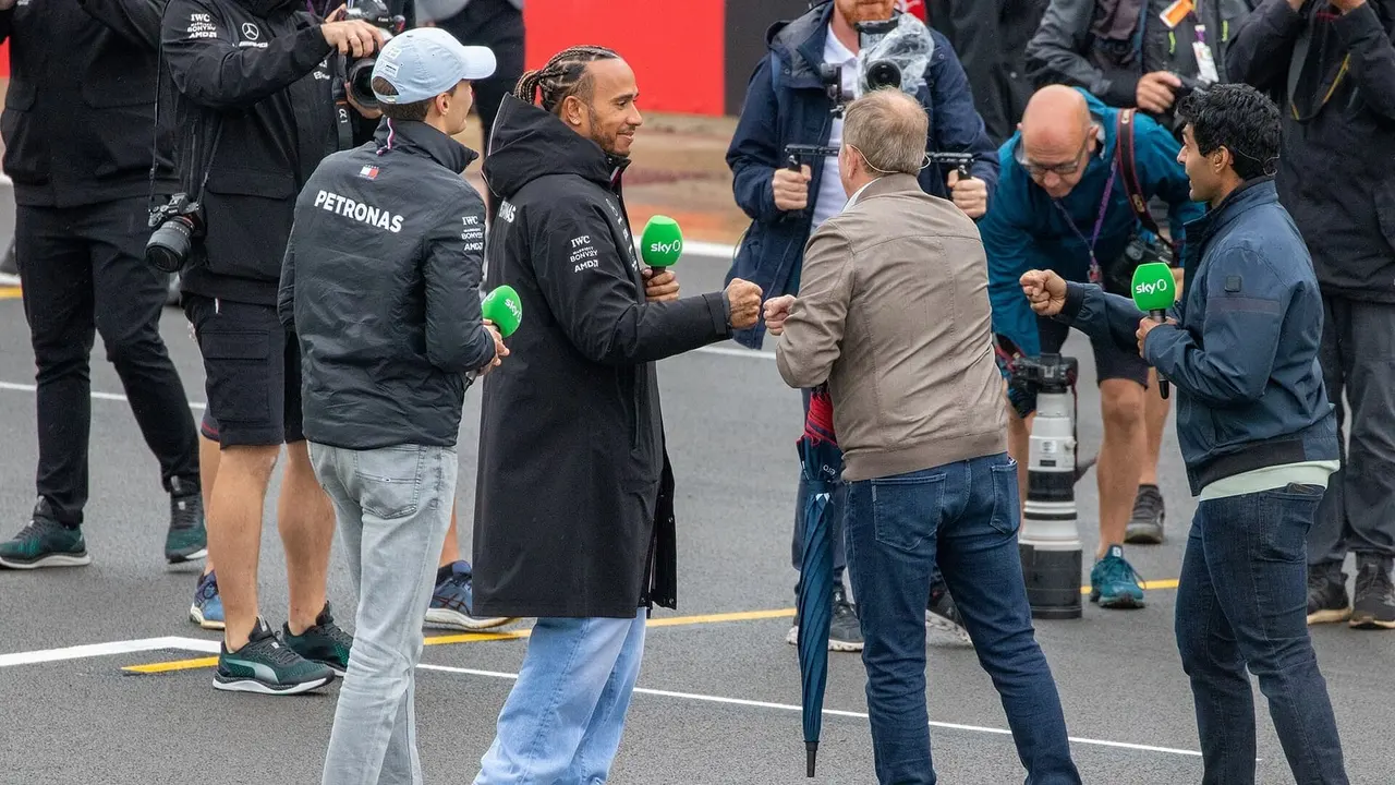Lewis Hamilton: Lewis Hamilton &amp; George Russell, British GP 2022