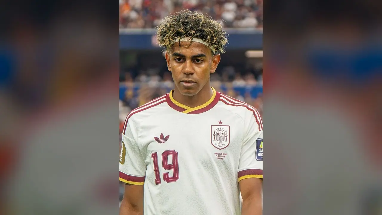 Barcelona forward Lamine Yamal